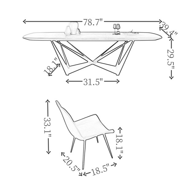 VERONA Home 10 Person Dining Set Wayfair Canada